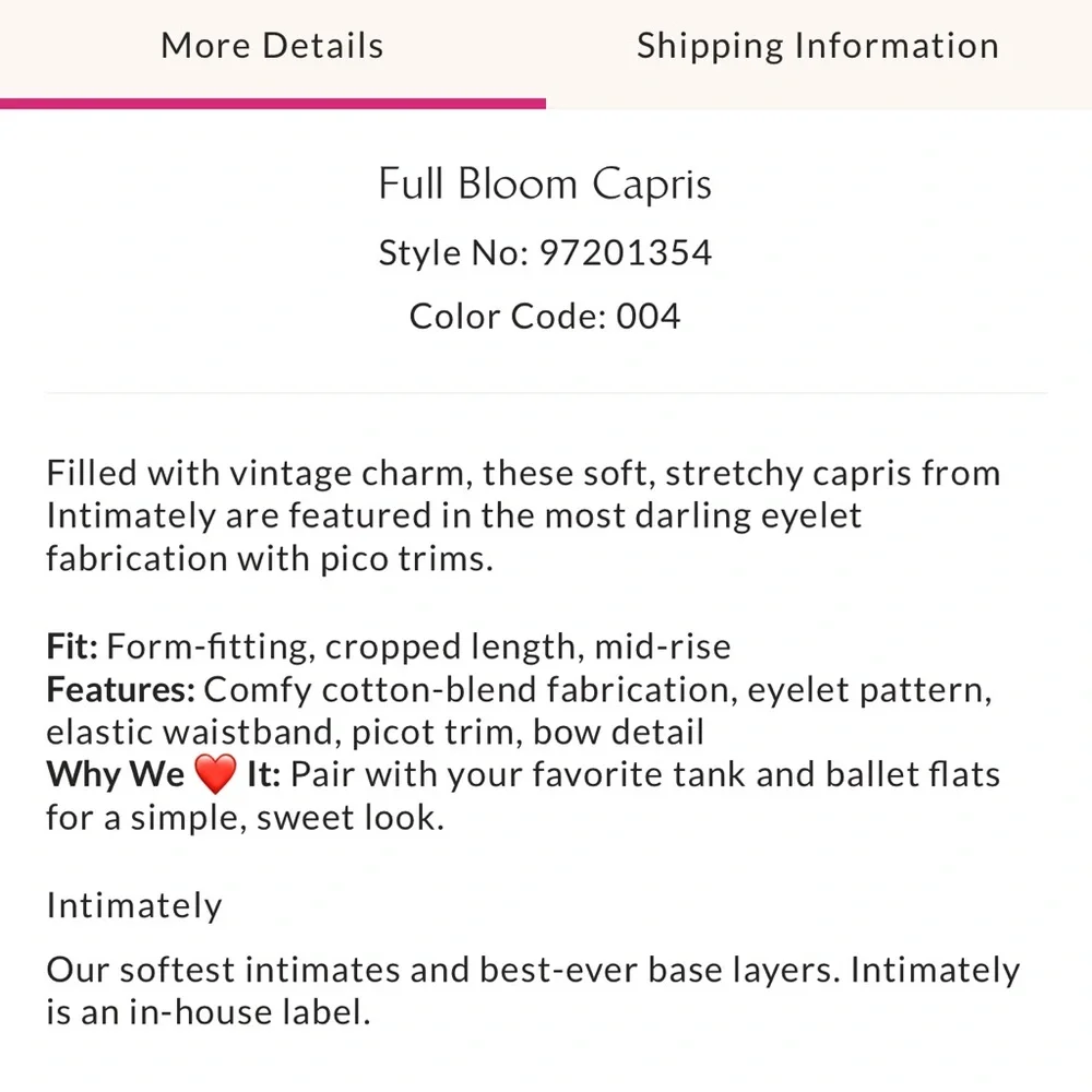 Free People | Full Bloom Capris | White - Picture 4 of 6